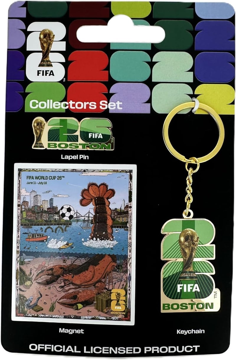 HONAV FIFA World Cup Host City Collector's Set – Includes Lapel Pin, Keychain & Magnet – Celebrates Your Favorite Host City - Image 3